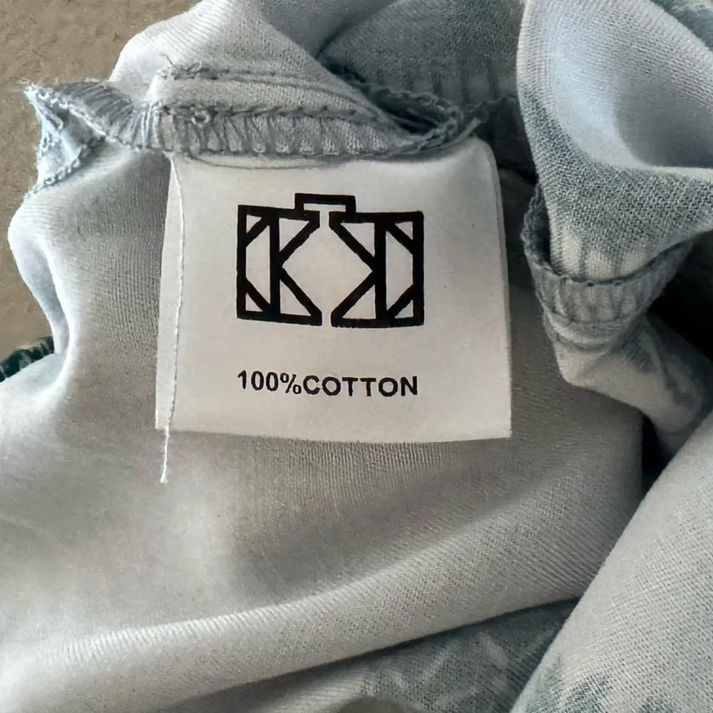 Katie Kime Dallas Toile Pajama Short Set Large Cotton Sleepwear Lounge Classic - Picture 13 of 14